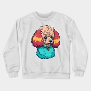 Toy Poodle Portrait Crewneck Sweatshirt